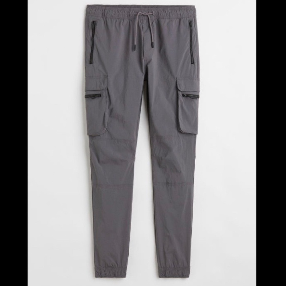 Nylon Cargo Joggers